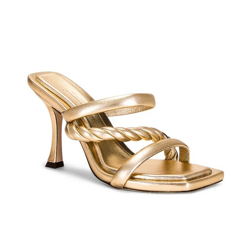 Gold Jimmy Choo sandals brand new